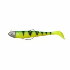 DAM Effzett Kick-s Minnow Weedless Paddle Tail / Firetiger / 9cm / 10gr