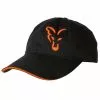 FOX Baseball Cap Black / Orange 2 FOX Baseball Cap Black / Orange -Viskleding Verkoop fox baseball cap black orange cpr925 mutsen en petten