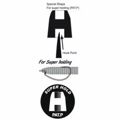 Gamakatsu GAMAKASTU Worm Offset EWG With Silicon Stopper -Viskleding Verkoop gamakastu worm offset ewg with silicon stopper haken 4