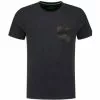 KORDA Faux Pocket Mens T-Shirt Charcoal / 3 XL -Viskleding Verkoop korda faux pocket mens t shirt charcoal 3 xl kcl168 t shirts