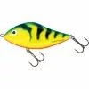 SALMO Slider Floating Jerkbait / Green Tiger / 10cm / 36gr -Viskleding Verkoop salmo slider floating jerkbait green tiger 10cm 36gr qsd017 jerkbaits