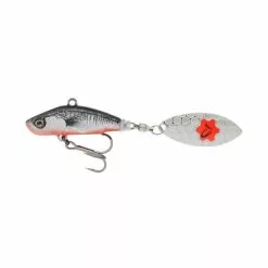SAVAGE GEAR 3D Sticklebait Tail-Spin Lures / Black Red / 6.5cm / 9gr