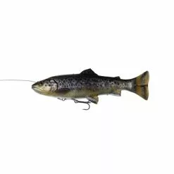 SAVAGE GEAR 4D Line Thru Pulse Tail Trout Brown / 16cm / 51gr