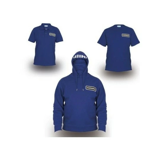 SHIMANO Clothing Pack Royal Blue T-Shirt / Polo / Hoodie 4 SHIMANO Clothing Pack Royal Blue T-Shirt / Polo / Hoodie - Afbeelding 2