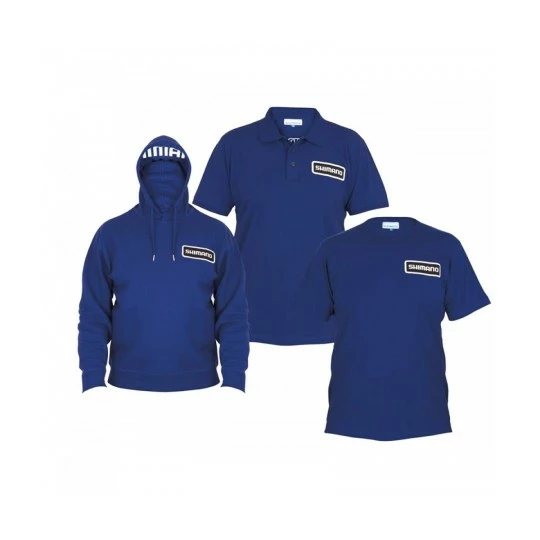 SHIMANO Clothing Pack Royal Blue T-Shirt / Polo / Hoodie 3 SHIMANO Clothing Pack Royal Blue T-Shirt / Polo / Hoodie