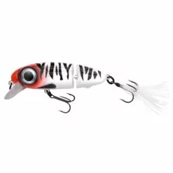 SPRO IRIS Underdog Jointed 80 Slow Floating / Red Head Tiger / 8cm / 18gr